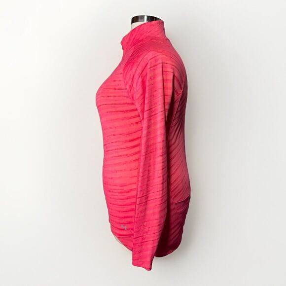 Under Armour ColdGear 1/4 Zip Pullover Women’s Size XL Pink Athletic Activewear - Picture 2 of 11